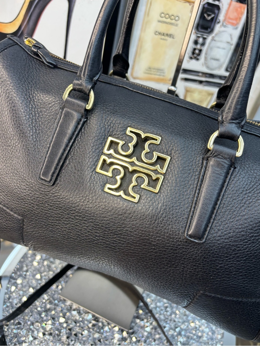 Tory Burch Britten Boston bag EUC - Picture 4 of 14